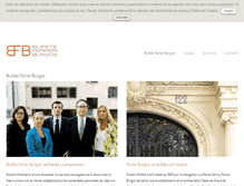 Tablet Screenshot of bufeteferrerburgos.com
